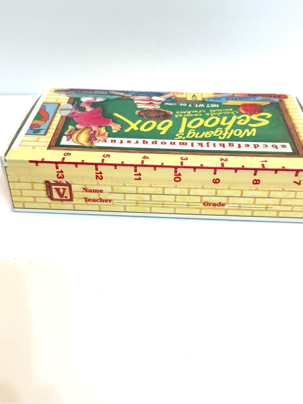 Vintage Wolfgang Candy School Box Classroom Scene Retro 1980s Pencil Box - Picture 8 of 10